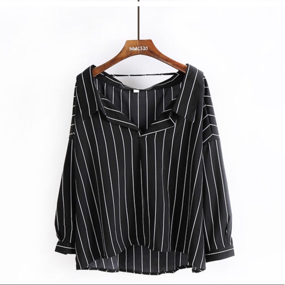 Black stripe Blouse